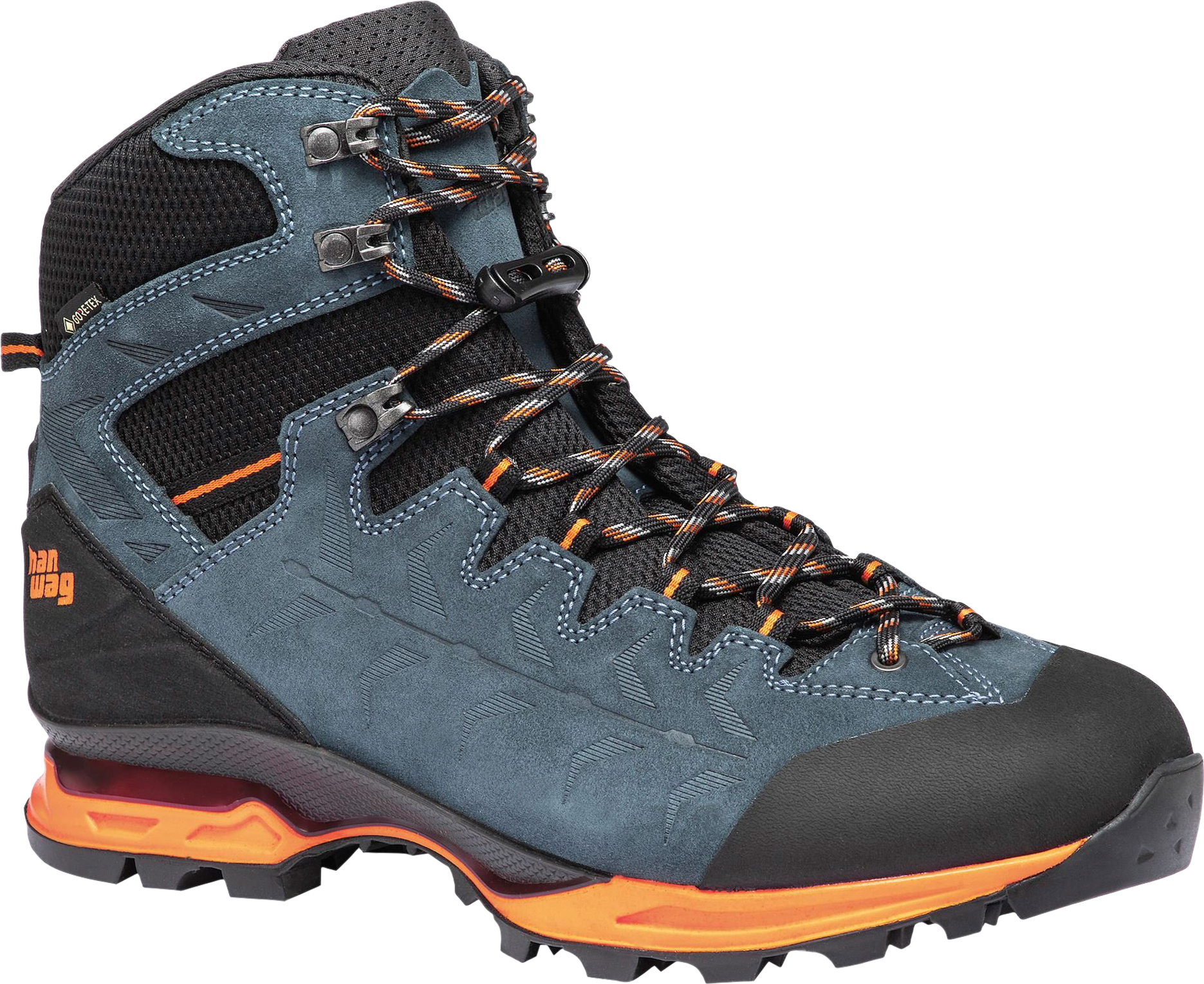 Hanwag Makra Trek GTX Herren Trekkingstiefel steel orange | 04047761522224