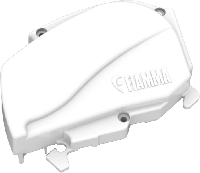 Fiamma rechte Endkappe für Markise F80L 450 - 600 - Farbe Polar Weiß Fiamma Ersatzteilnummer 98673-256 - Ersatzteile Fiamma Markisen
