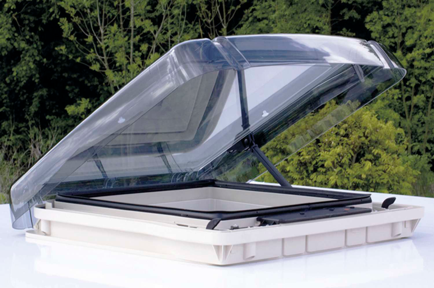 Remis REMItop Vario II 90x60 Aufstell-Dachhaube für Dachstärke 24–35 mm mit Kurbelantrieb - Dachhauben