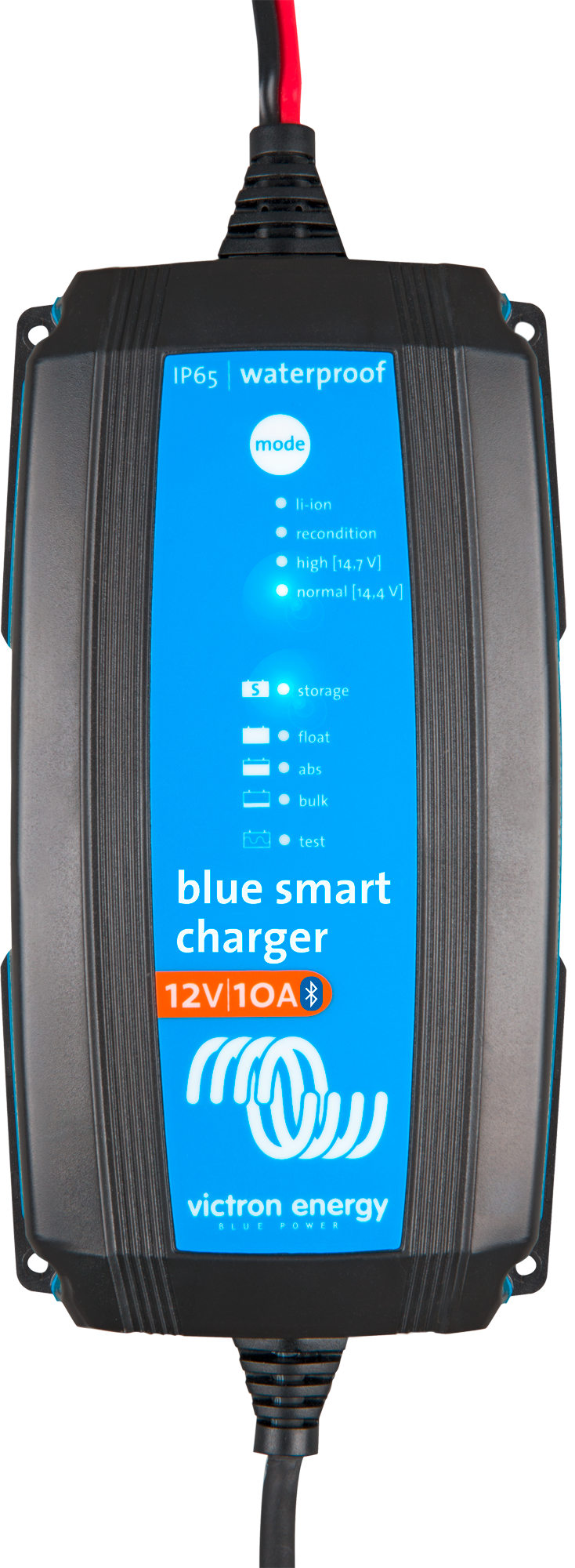 Victron Blue Smart IP65 Batterieladegerät Bluetooth 1 Ausgang CEE 7/17 Stecker 12 V + DC Connector 10 Ampere - Batterie-Ladegeräte von Victron Energy