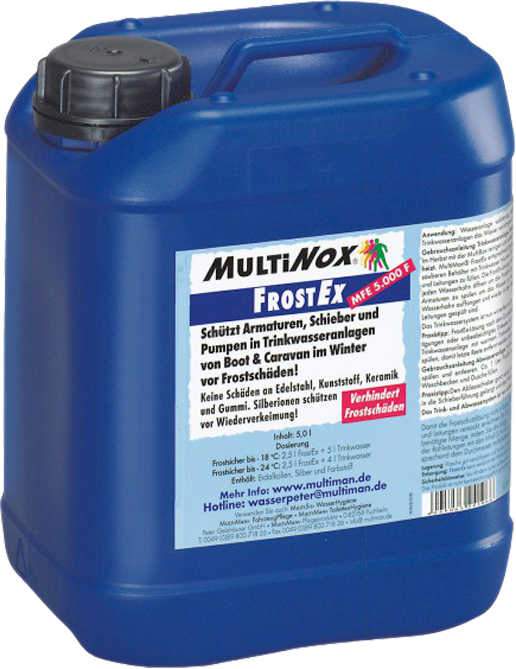 MultiMan FrostEx Frostschutz für Trinkwasseranlagen Flüssig 5000 ml