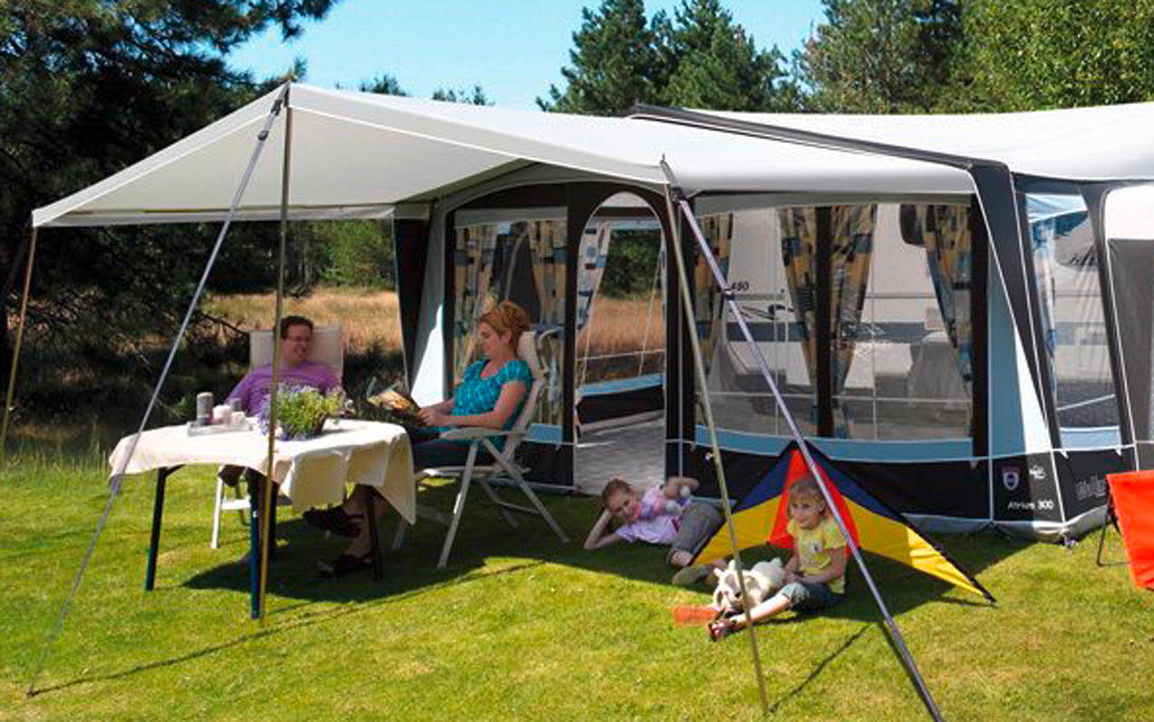 Walker Castel Seitenwand mit Fenster WS-7 - Reisemobil- & Busvorzelte