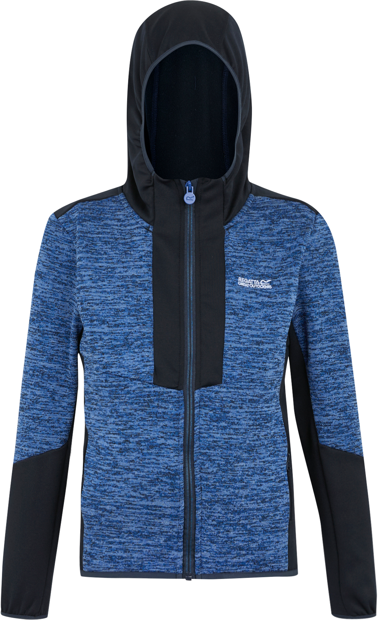 Regatta Dissolver X Kinder Fleecejacke mit durchgehendem Reißverschluss dunkelblau 116 - Kinderjacken