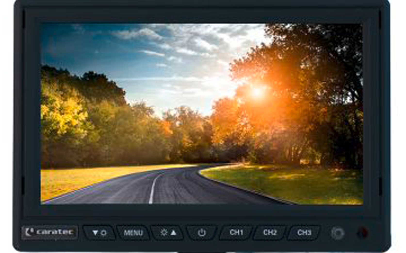 Caratec Safety CSM7010 Monitor für CVBS- und AHD-Kameras 17,6 cm / 7 Zoll 