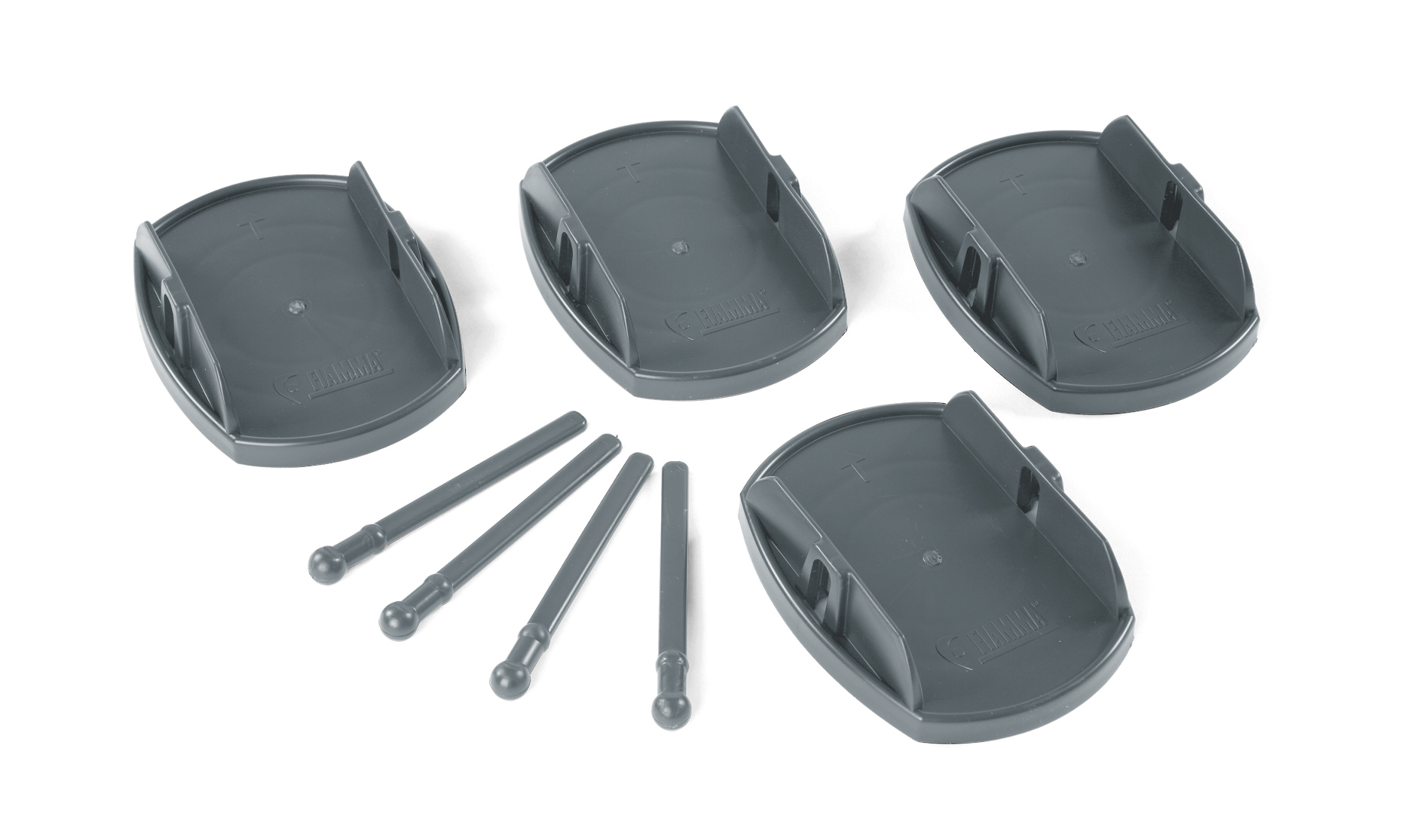 Fiamma Plates Pro Platten für die Kurbelstützen des