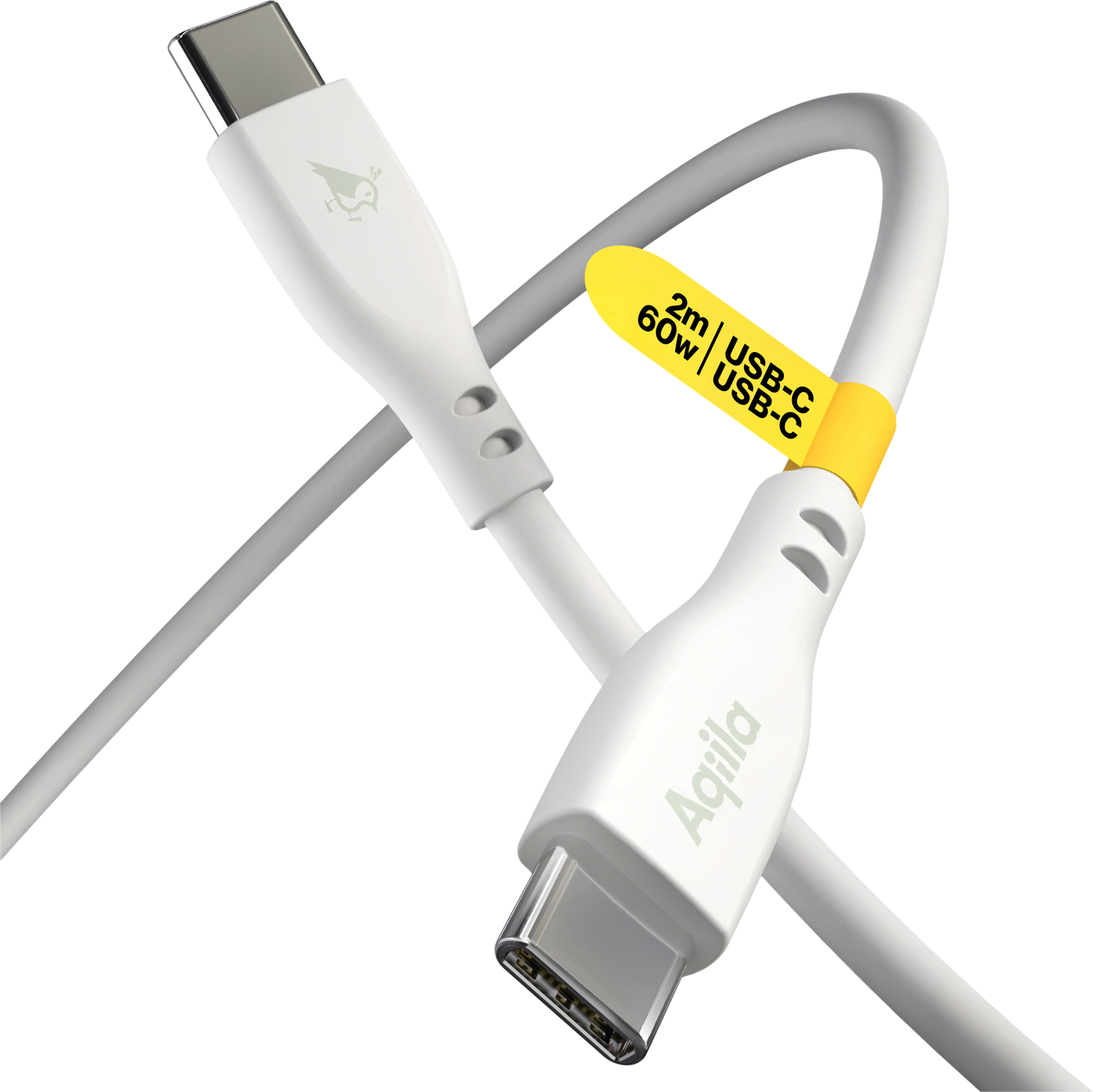 Aqiila Cablebird C12 Lade/ Sync Kabel USB C zu USB C 60 W 2 Meter - Sonstiges 12 / 24 V Zubehör