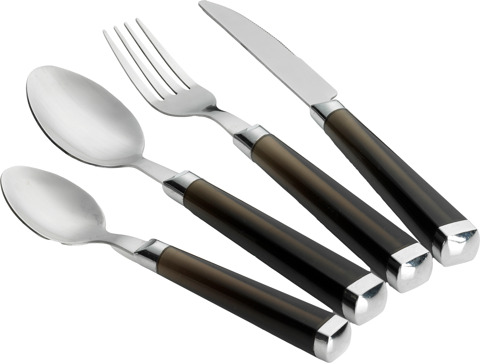 Flamefield Besteckset Camper Smiles 16-tlg. schwarz