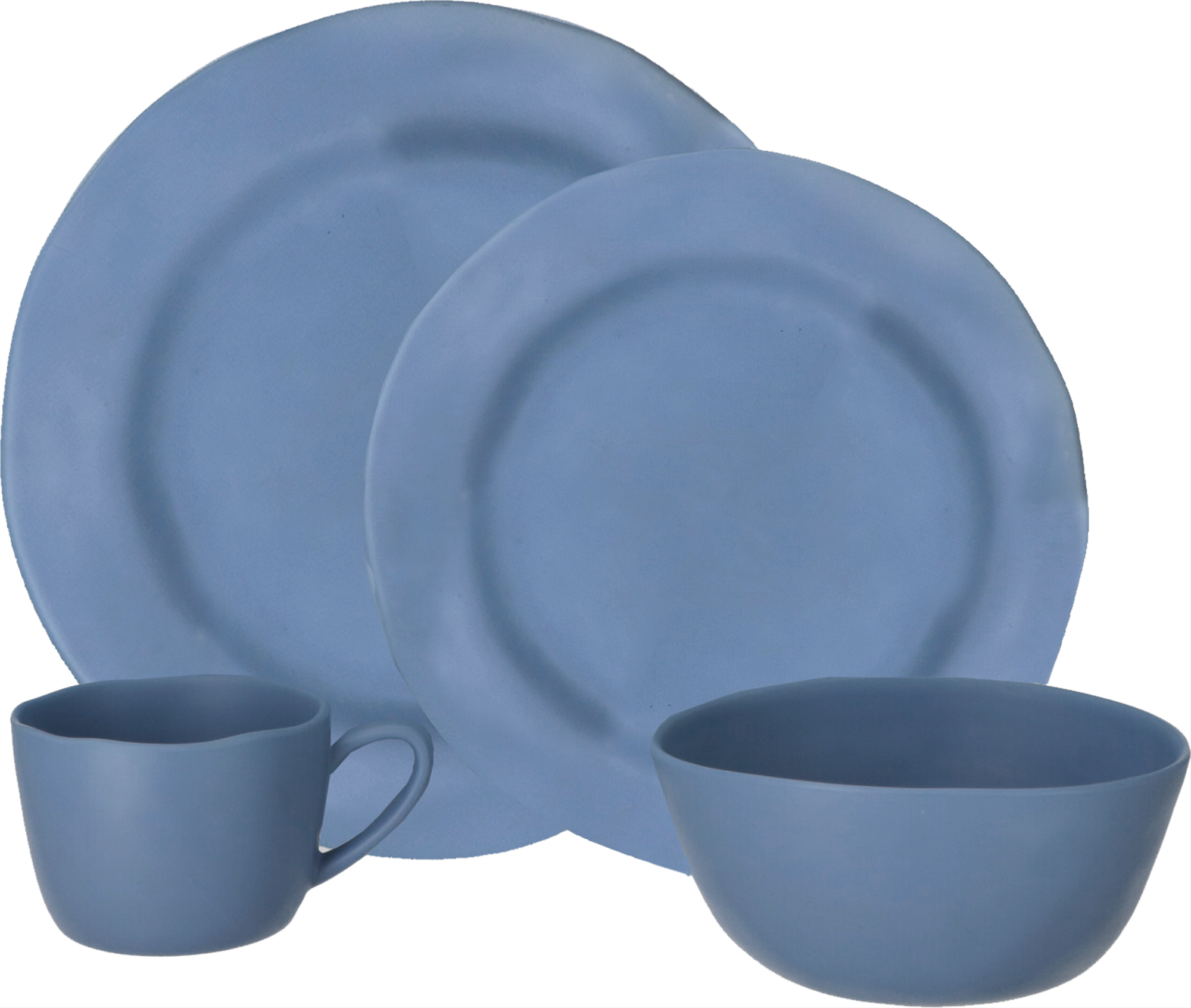 Travellife Soria Melamin Geschirr-Set 16 teilig blau - Kunststoff und Melamin Geschirr-Sets
