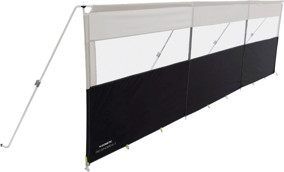 Dometic Pro Windbreak 3 Windschutz mit Gestänge 460 x 140