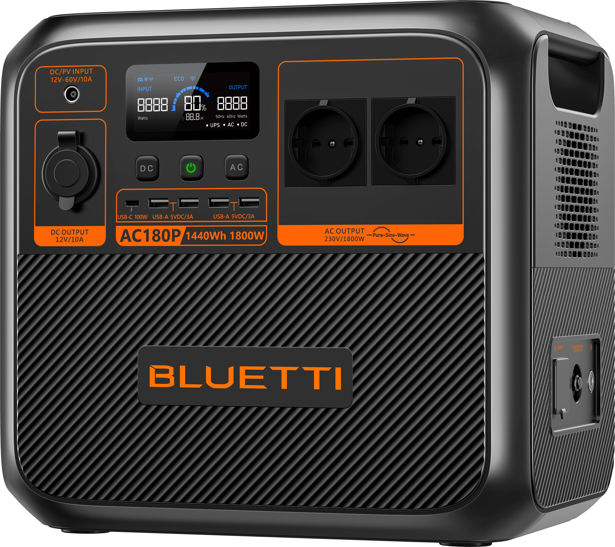 BLUETTI Portable Power Station  AC180P-Black-EU