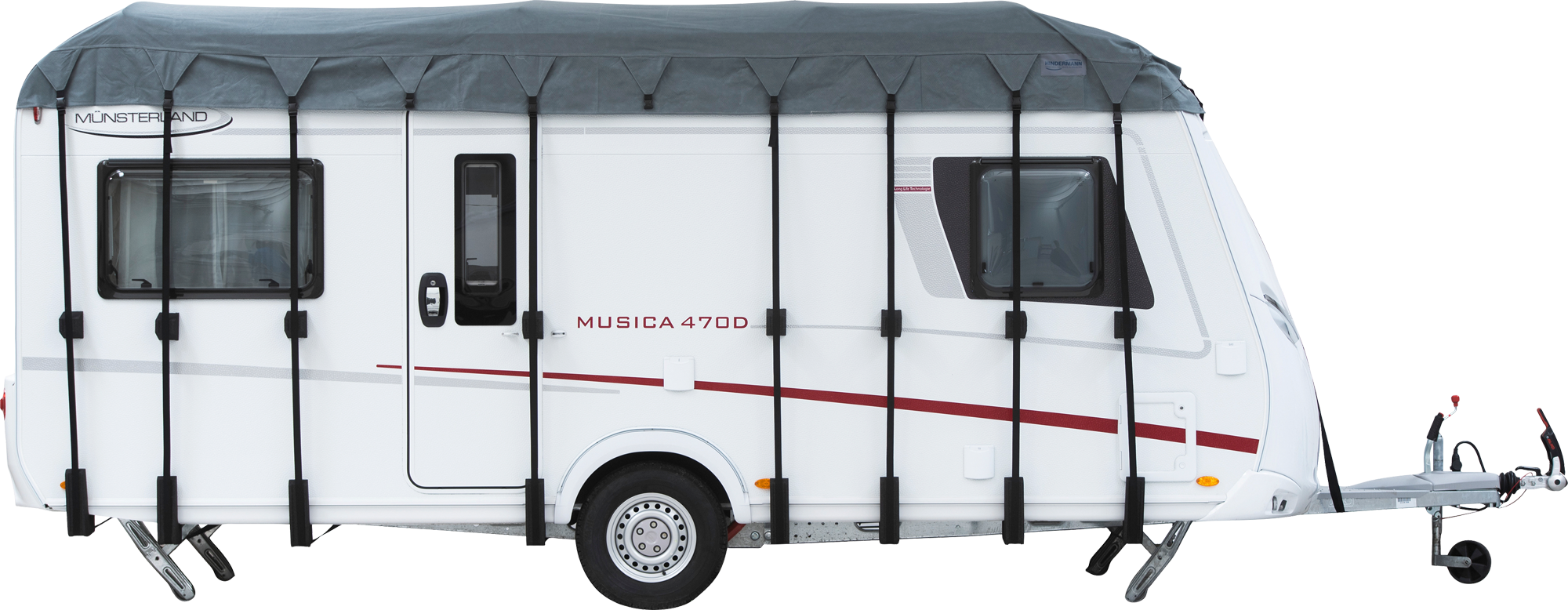 Hindermann Dachschutzplane Wintertime für Wohnwagen 900 x 300 cm