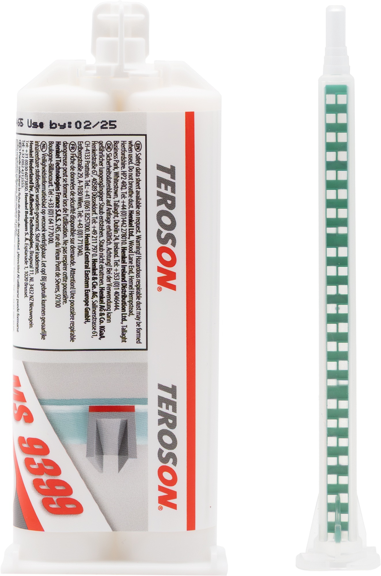 Henkel Teroson MS 9399 2-Komponenten-Klebstoff weiß