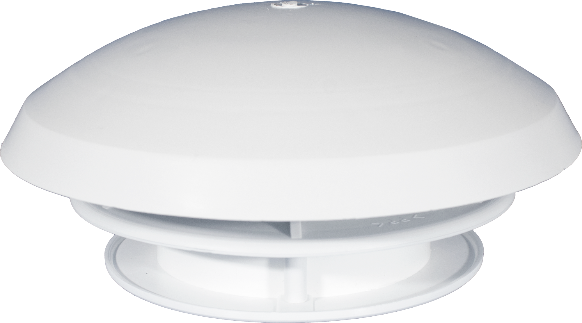 Knorz Dachlüfter 190 mm mit Schlauchanschluss 60 mm weiß - Dachlüfter