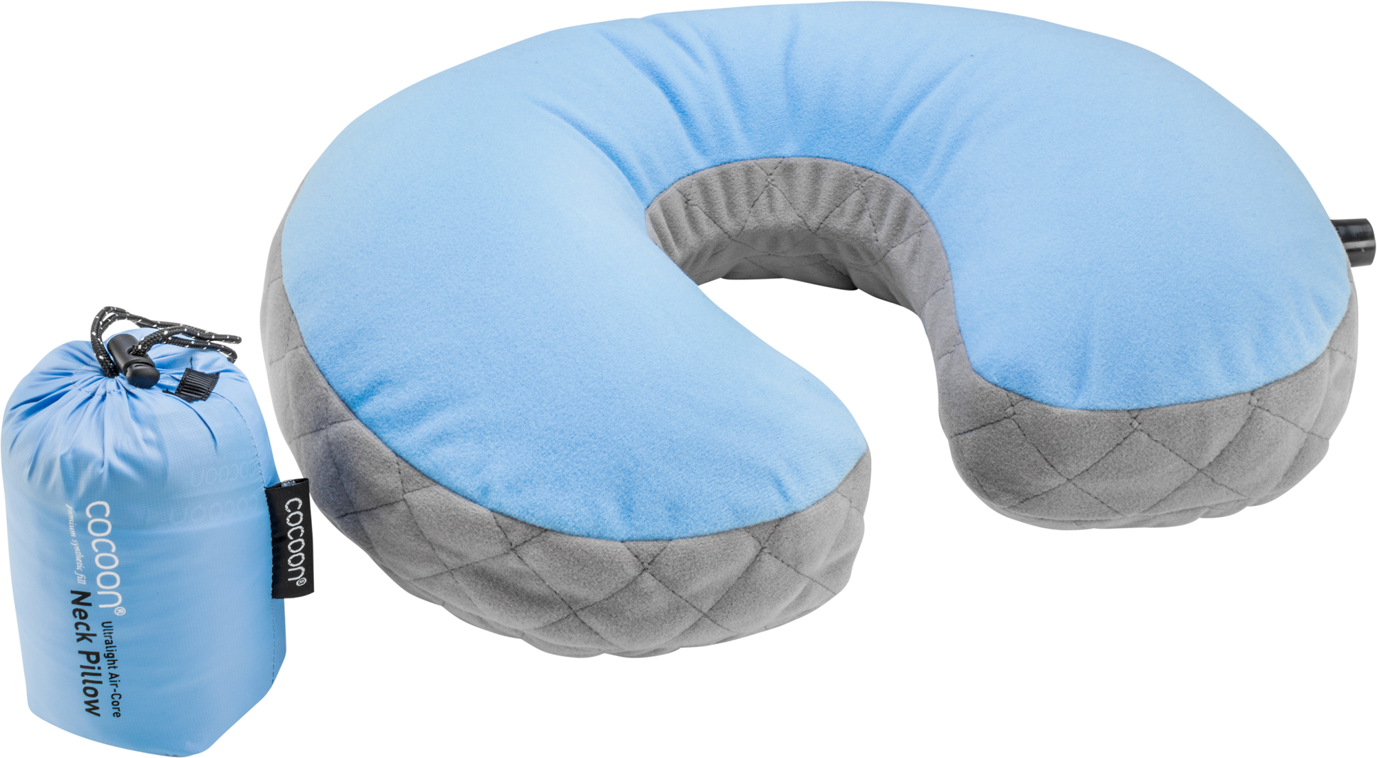 Cocoon Air Core Ultralight Kissen U förmige Nackenstütze blue /
