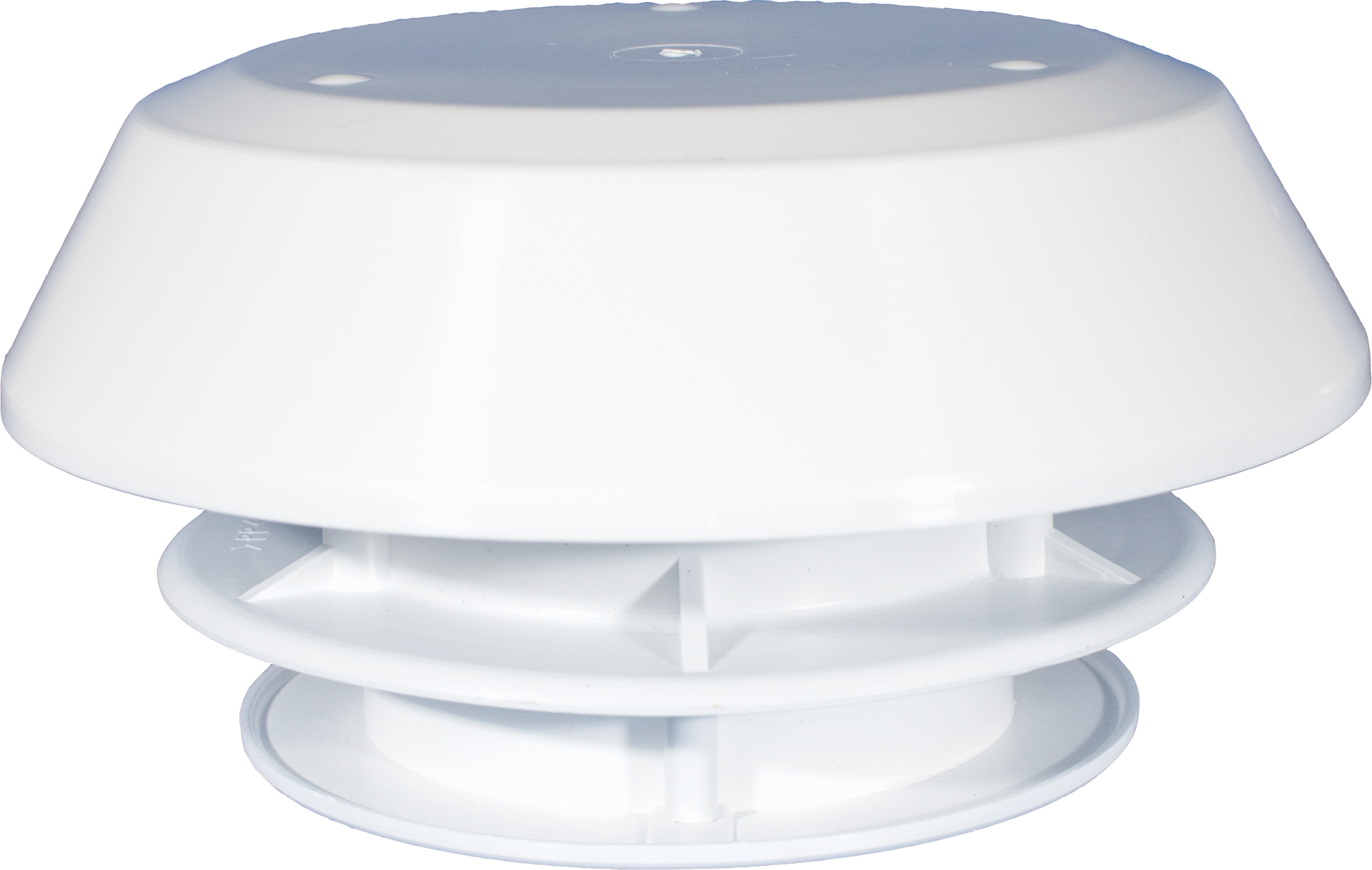 Knorz Dachlüfter für Dunstabzug 190 mm mit Schlauchanschluss 80 mm weiß - Dachlüfter