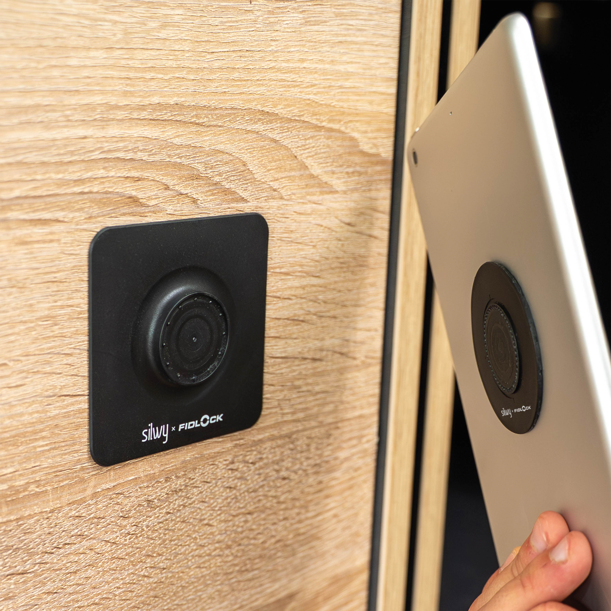 Silwy x Fidlock MAGNET-Vakuum Patch Magnetaufkleber bei Handys und Tablets für Silwy x Fidlock Halterungen inkl. Sticky Base