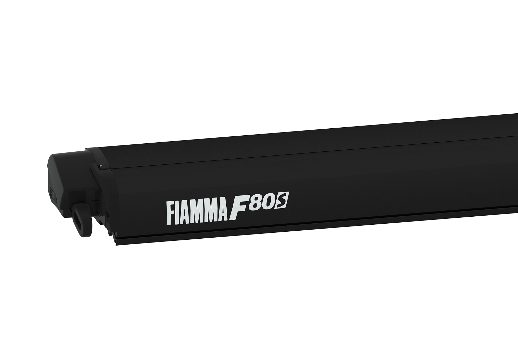 Fiamma F80s 290 Markise Gehäusefarbe Deep Black Tuchfarbe Royal Grey 290 cm