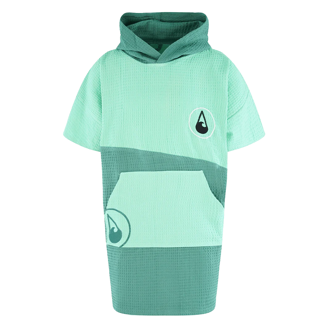 Wave Hawaii Travel Breese Unisex Poncho hellgrün S-M - Damenshirts, -blusen & -pullover