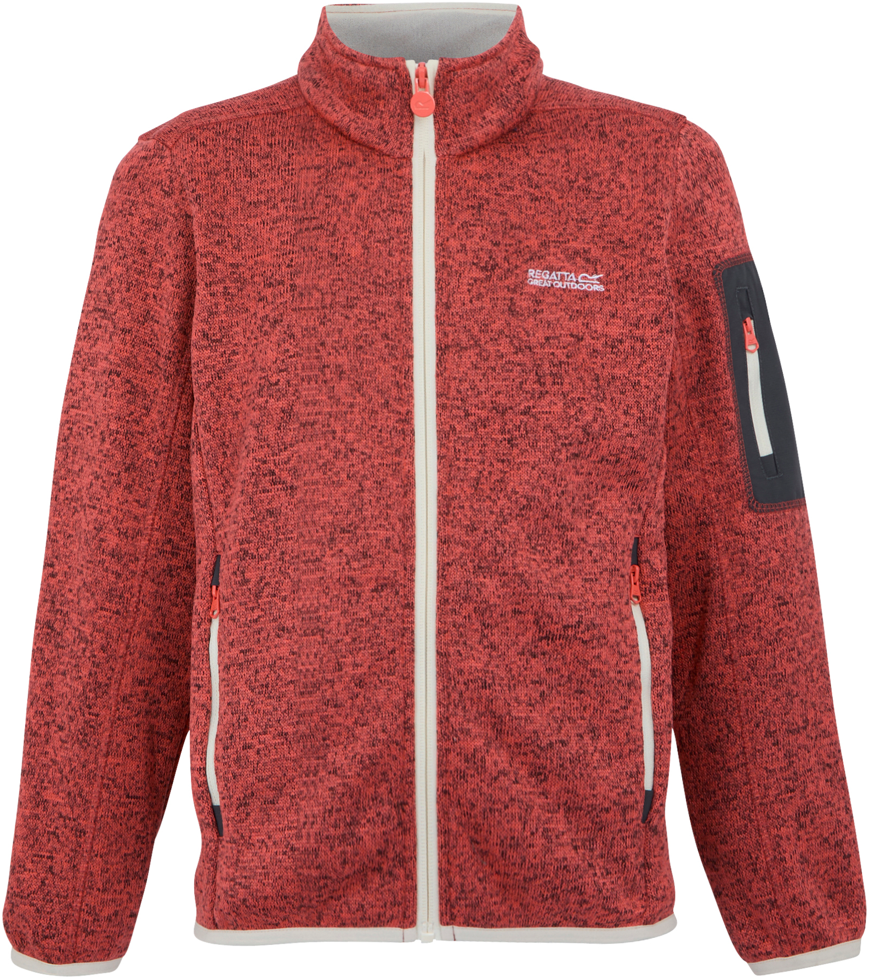 Regatta Newhill Kinder Fleecejacke rot 128 - Kinderjacken