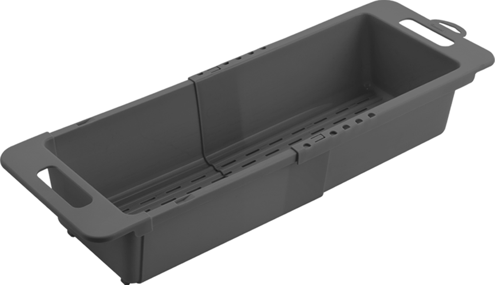 Metaltex Drain-Flex Abtropfkorb / Spülkorb ausziehbar 35 bis 52