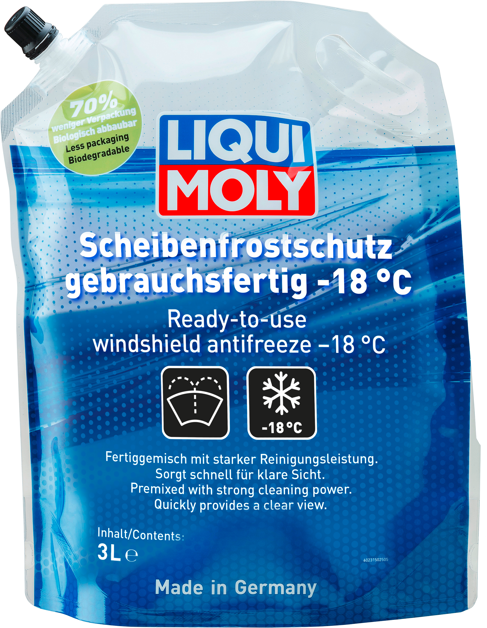 Liqui Moly Scheibenfrostschutz Fertiggemisch Scheibenreiniger bis -18 °C 3