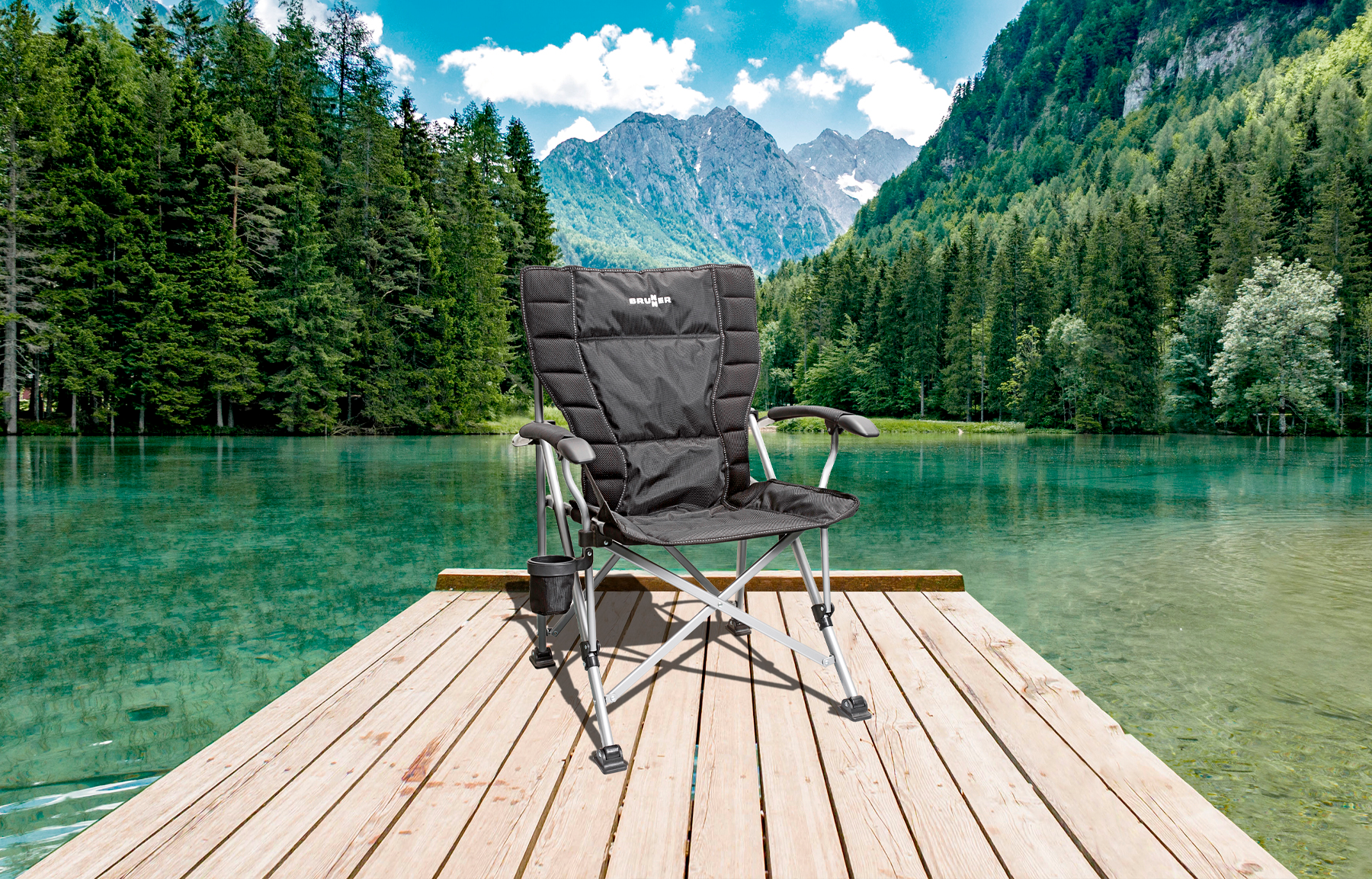 Brunner Raptor NG 2.0 Faltstuhl 51 x 44 x 48/90 cm
