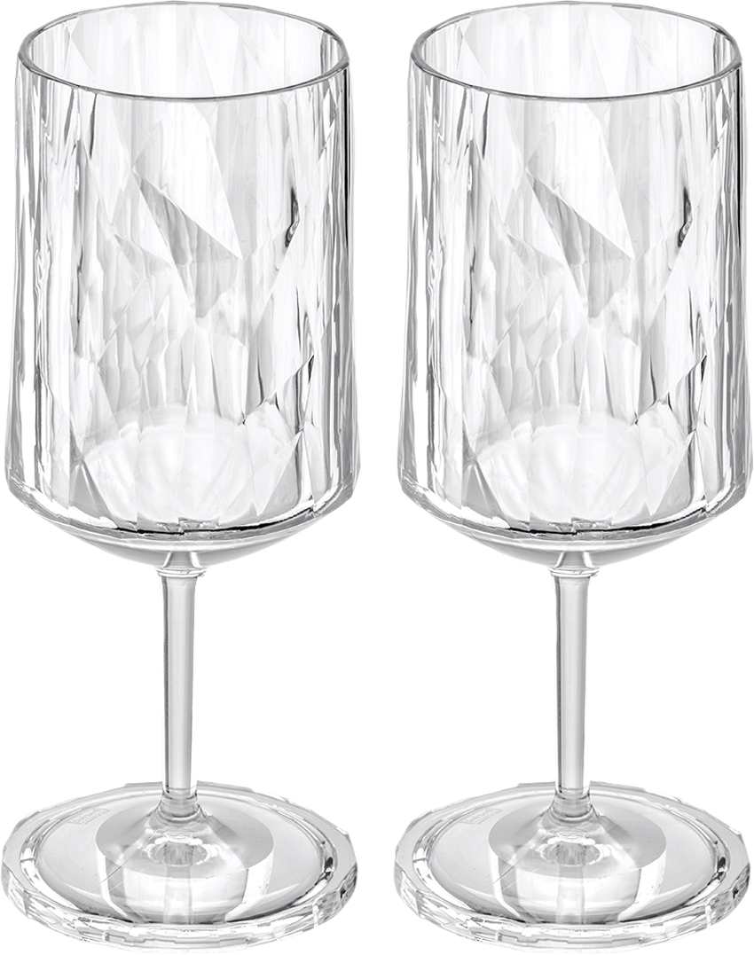 Koziol Superglas 300ml CLUB No. 4 crystal clear 2er-Set,