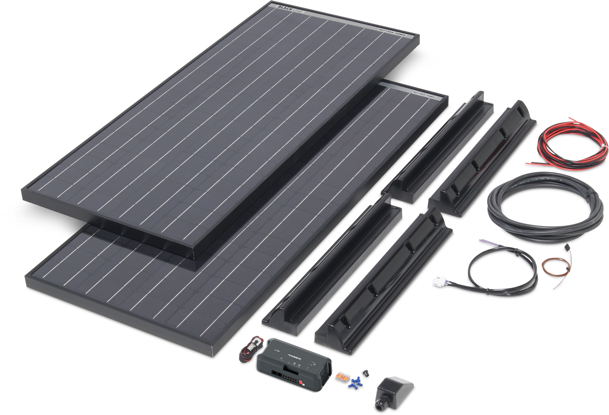 Büttner MT 220-2 MC Black Line Solar-Komplettanlage 220 Wp - Solar-Komplettsets von Büttner Dometic