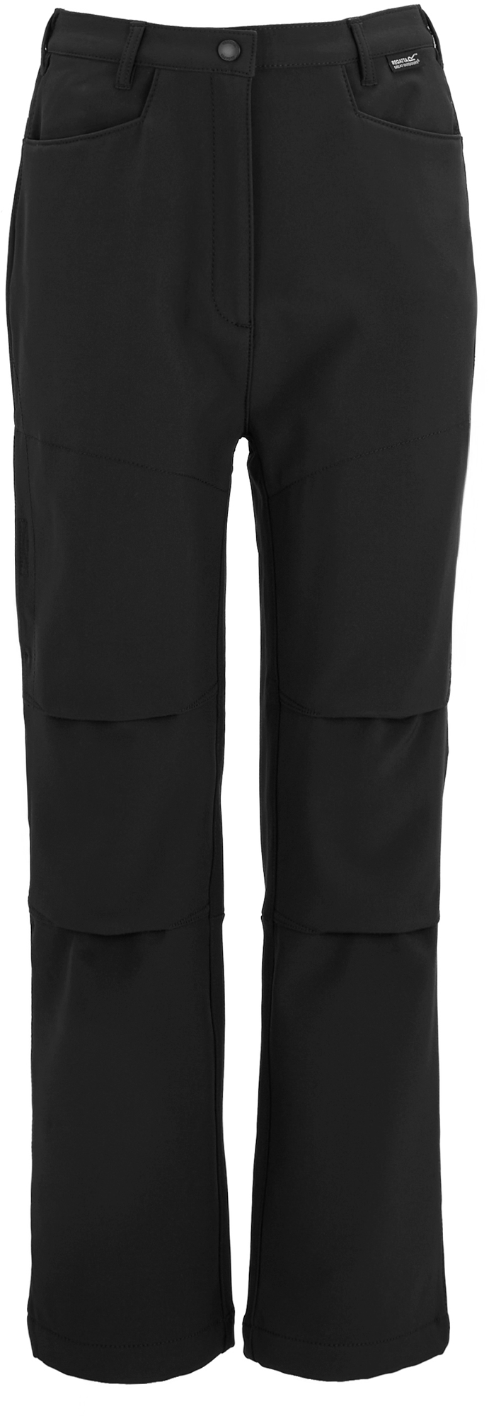 Regatta Kids Unisex Kinder Softshellhose schwarz 152 - Kinderhosen