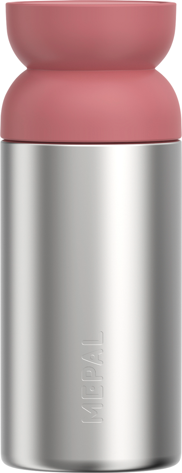 Mepal Ellipse Thermo-Kaffeebecher aus recyceltem Edelstahl und auslaufsicher 350 ml vivid mauve - Isolierbecher