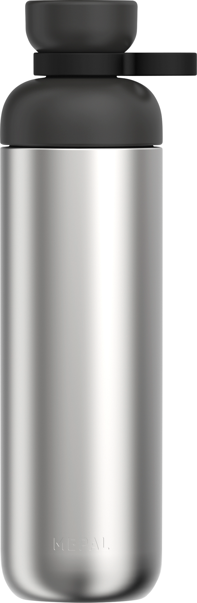 Mepal Vita Edelstahl Trinkflasche aus recyceltem Edelstahl und auslaufsicher 900 ml nordic black - Trinkflaschen