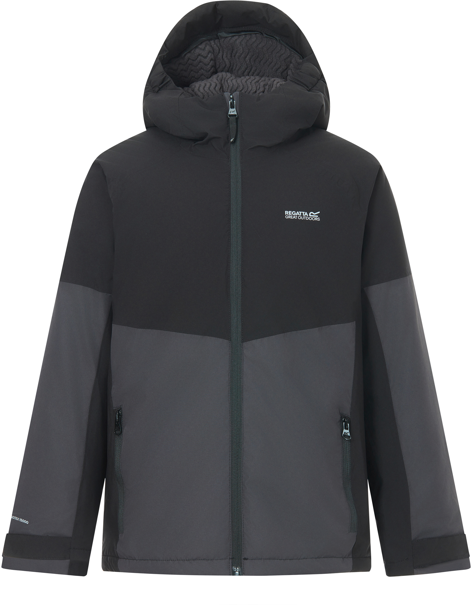 Regatta Hillain Warm Lined Kinder Winterjacke schwarz 140 - Kinderjacken