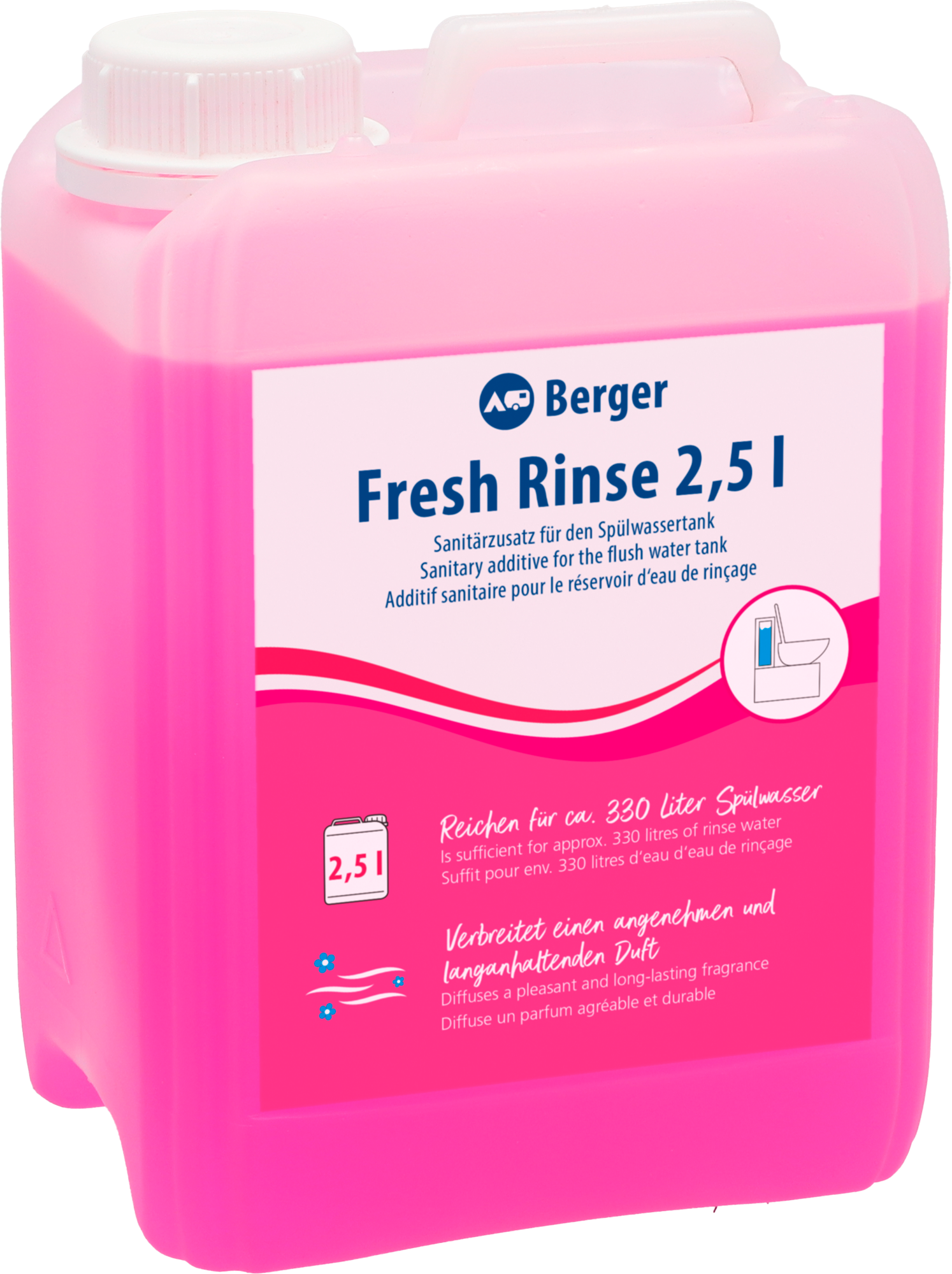 Berger Fresh Rinse Spülwasserzusatz 2,5 Liter