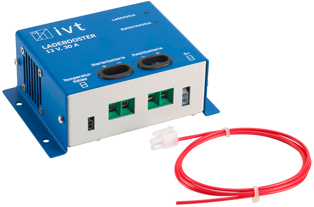 IVT Ladebooster / Ladespannungs-Booster 12 V / 30 A ohne Kfz-Anschlussmaterial