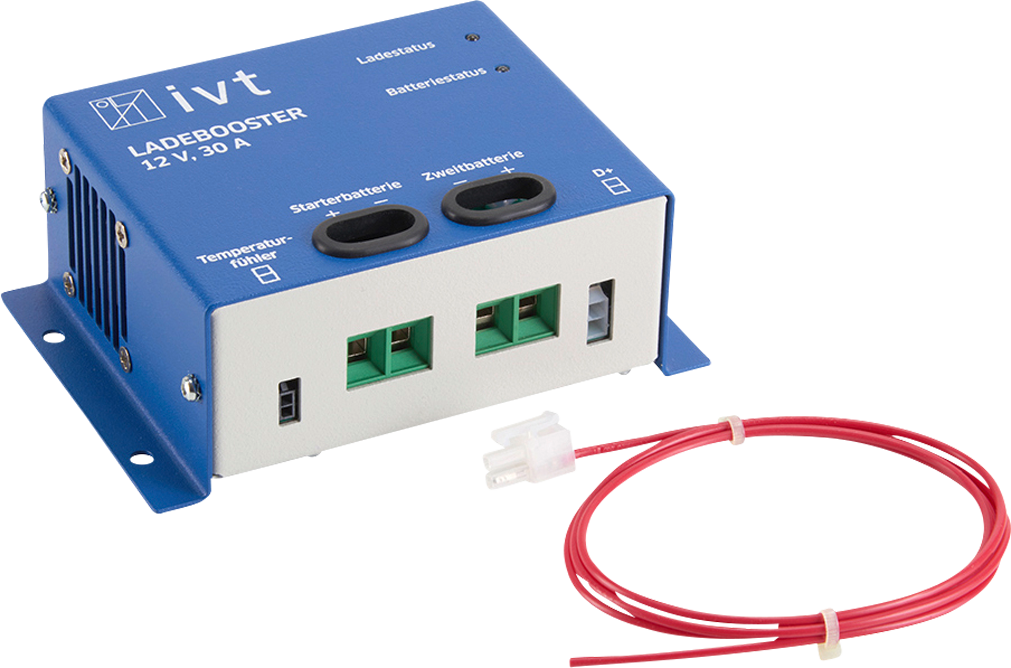 IVT Ladebooster / Ladespannungs-Booster 12 V / 30 A ohne Kfz-Anschlussmaterial