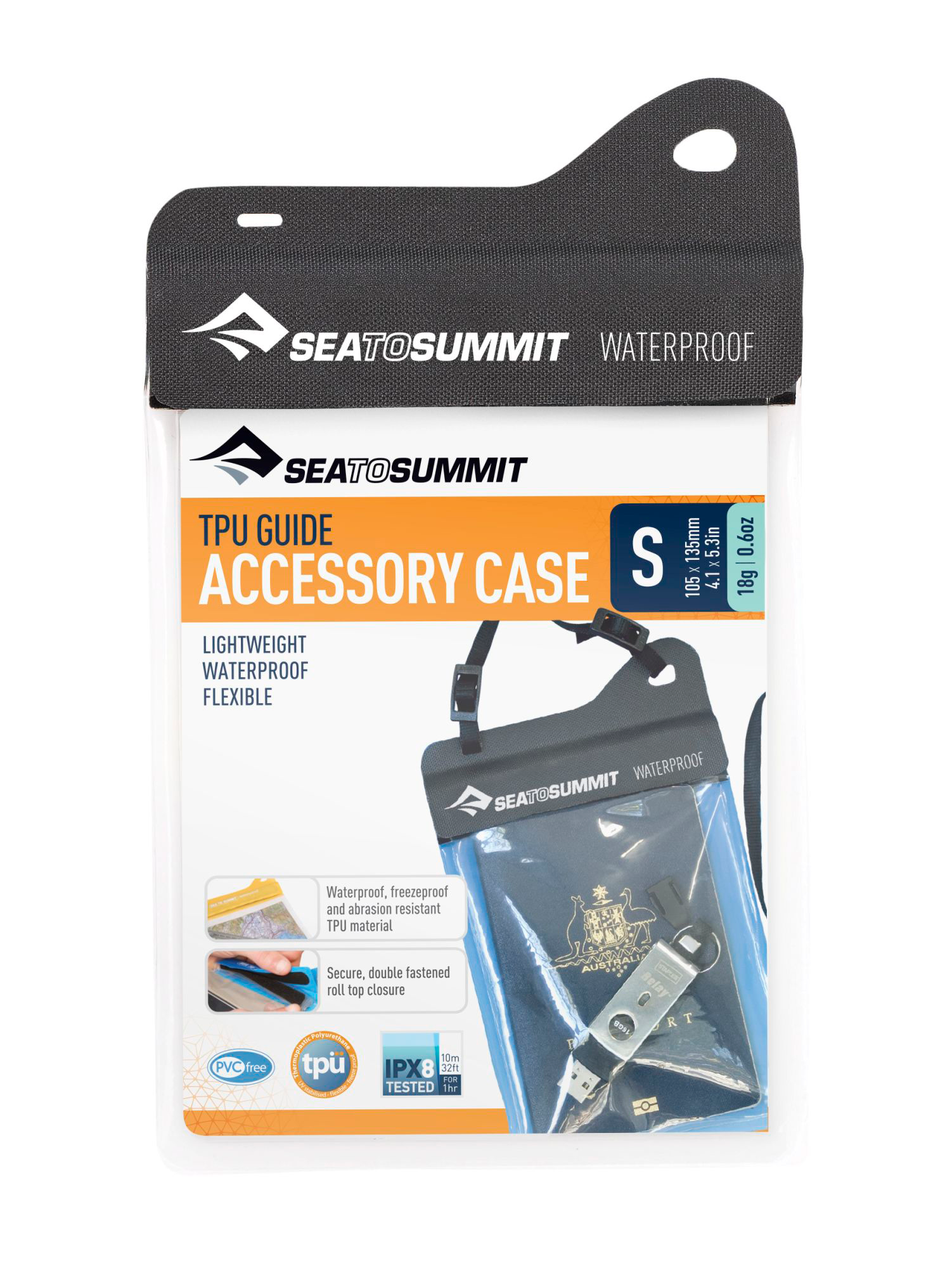 Sea to Summit Guide Accessory Case Thermoplastische Schutzhülle wasserdicht Klein black