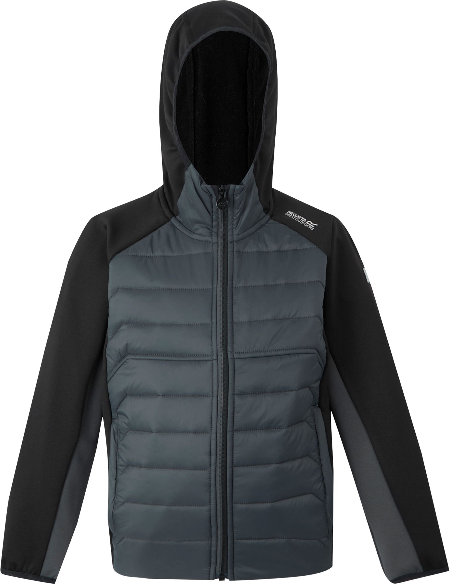 Regatta Kielder IX Kinder Hybridjacke dunkelgrau 152 - Kinderjacken