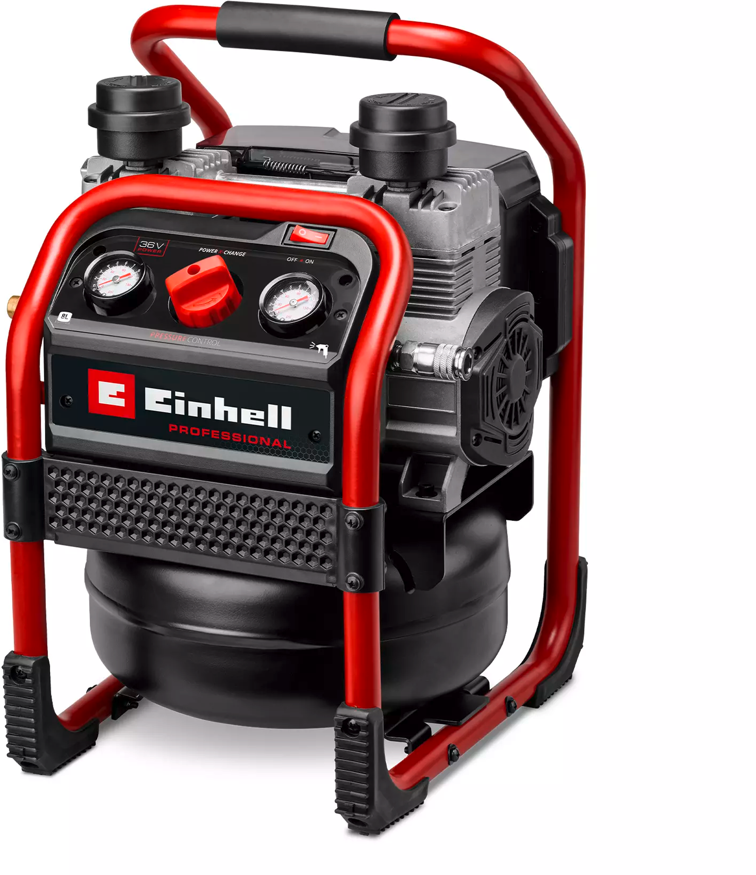 Einhell Silenzzo Professional 36/210 Kompressor akkubetrieben Druckluft mit 8 Liter Tank 36 V 8 bar - Heimwerker-Maschinen