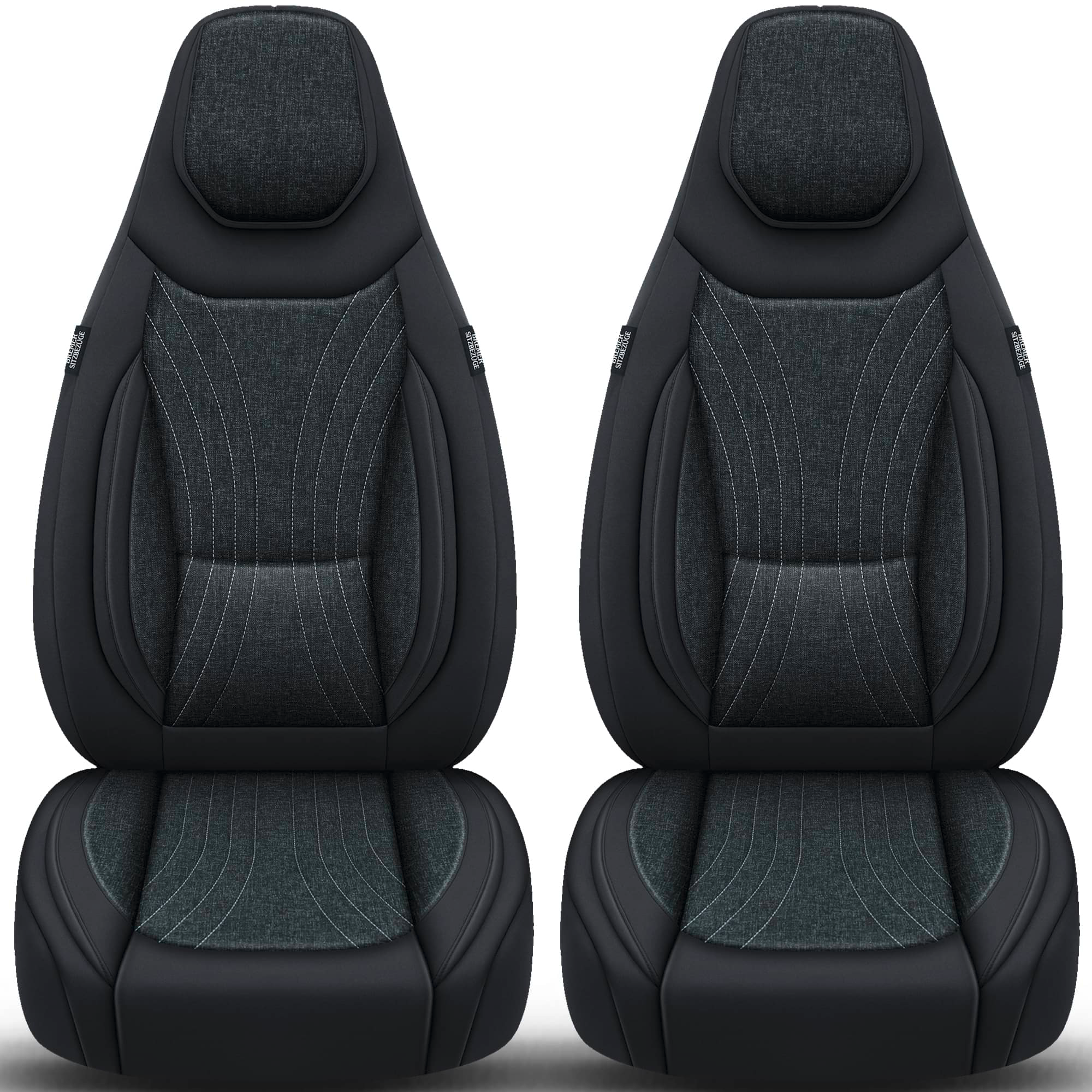 Bremer Sitzbezüge Wohnmobil Schonbezüge C-Serie 2 Stück für Fiat Ducato / Jumper / Boxer anthrazit - Sitzbezüge von Bremer-Sitzbezüge