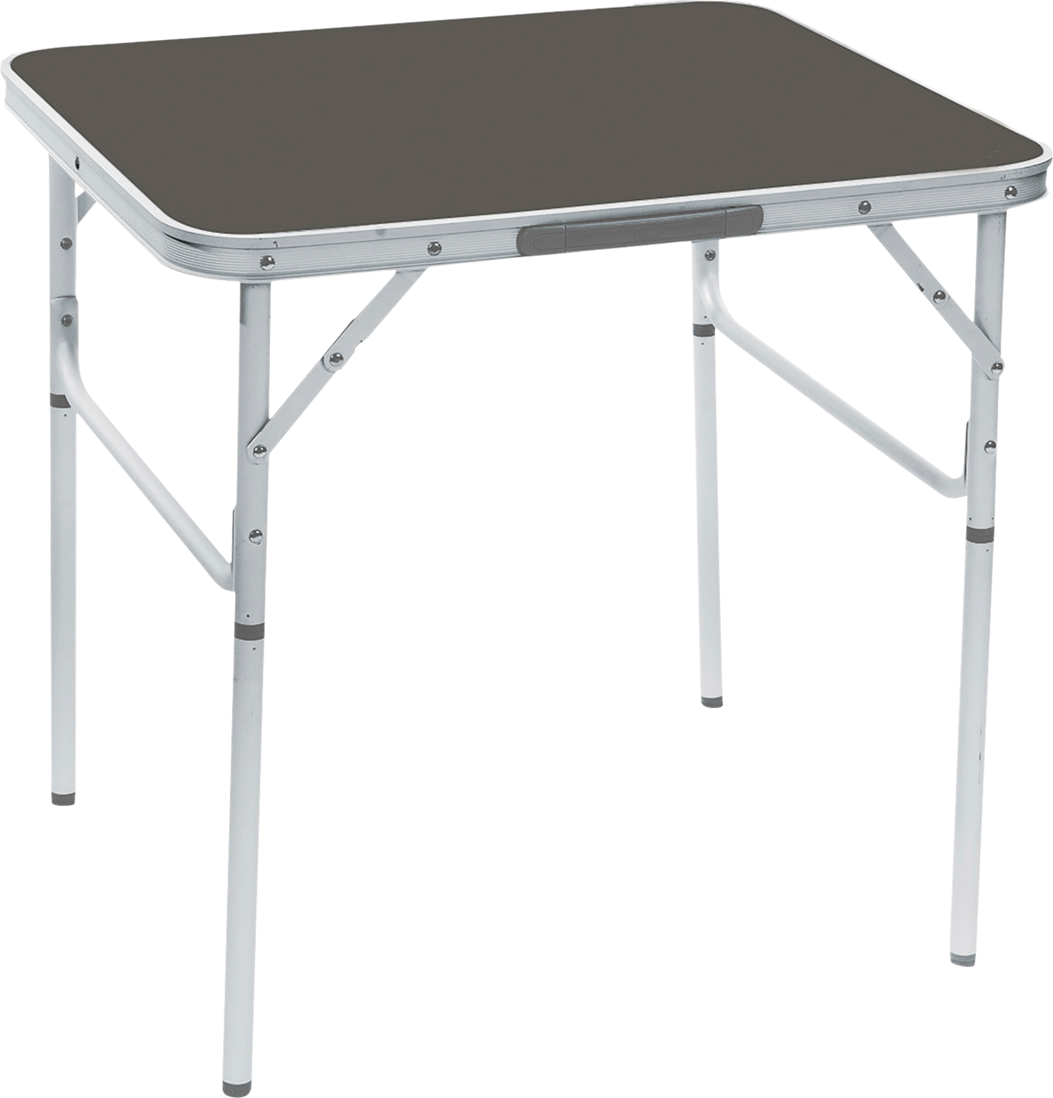 Bo-Camp Alu Campingtisch Grau 2 Stufen 70 x 60 cm - Klapptische