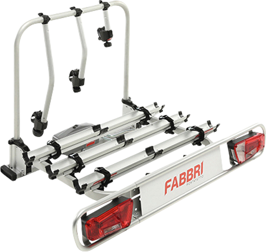 Fabbri Bici Exclusive Deluxe Fahrradträger Anhängerkupplung für 3 Fahrräder - Fahrradträger für Anhängerkupplungen von Fabbri Portatutto