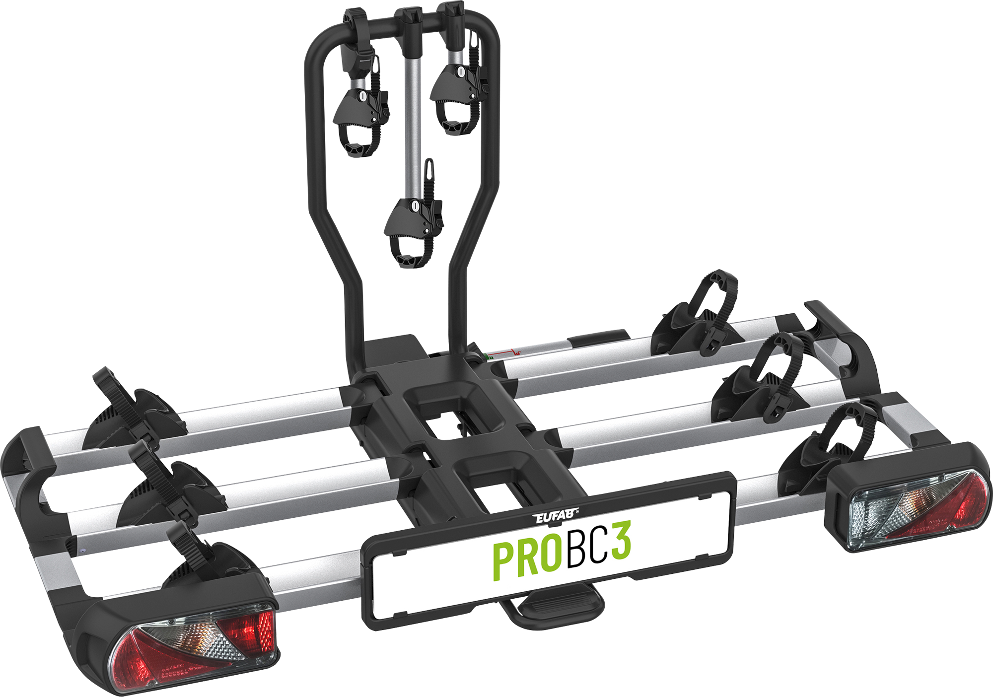 EUFAB Kupplungs-Fahrradträger PROBC3 für 3 Fahrräder, E-Bike