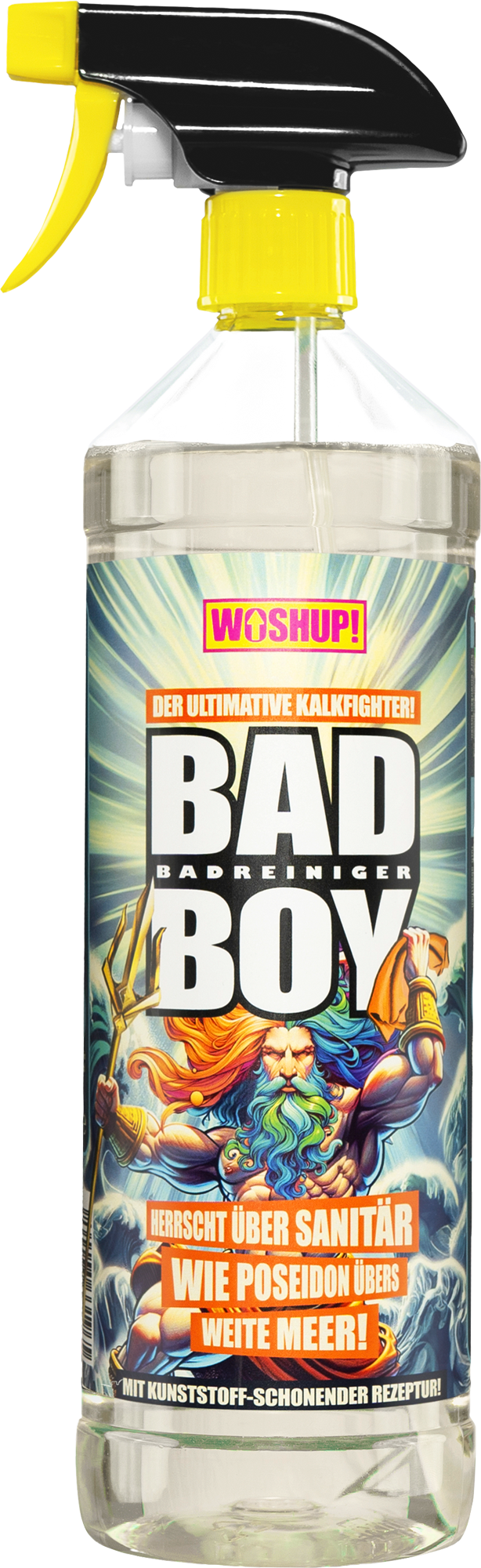 WOSHUP! Bad Boy Spezialreiniger gegen Kalk und Seifenrückstände 1