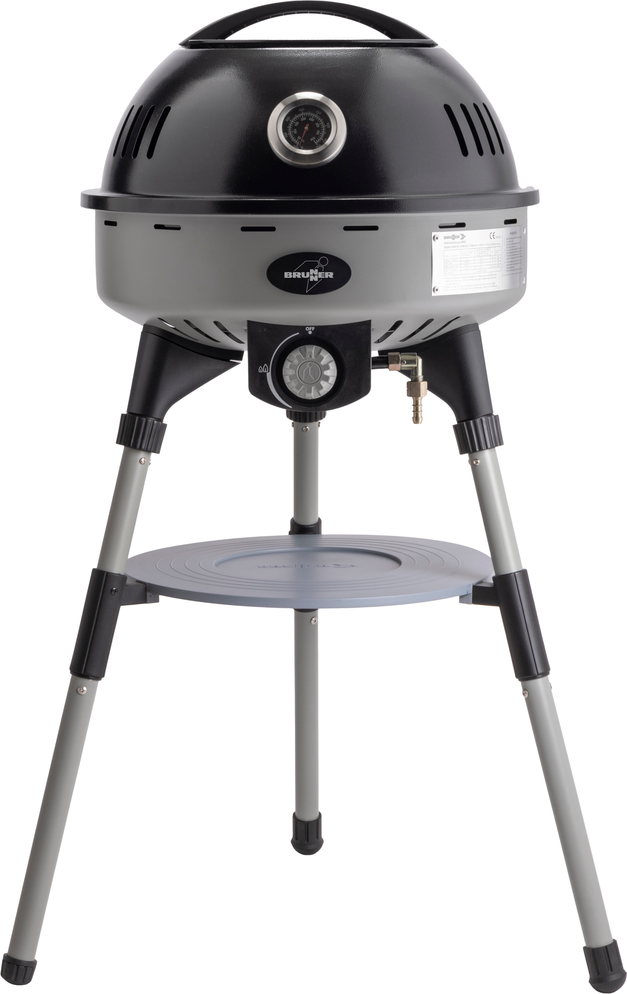 Brunner Devil BBQruiser HT Reversible Grid Gasgrill tragbar