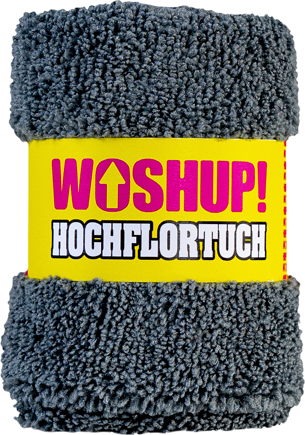 WOSHUP! Hochflor Reinigungstuch mit Hochflor- und Mikrofaserseite 40 x 40