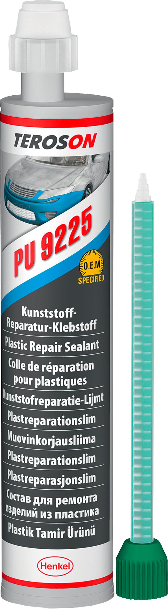 Teroson PU 9225 Reparaturklebstoff 2K für Kunststoffteile 50