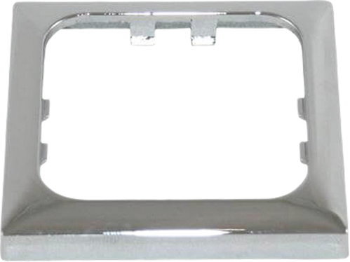 Haba Abdeckrahmen 1-fach Opal C-line chrome - Schalter, Taster & Rahmen