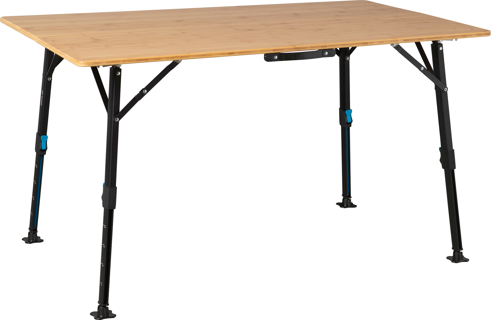 Defa BLS Campingtisch Bambus höhenverstellbar 120 x72 cm - Klapptische