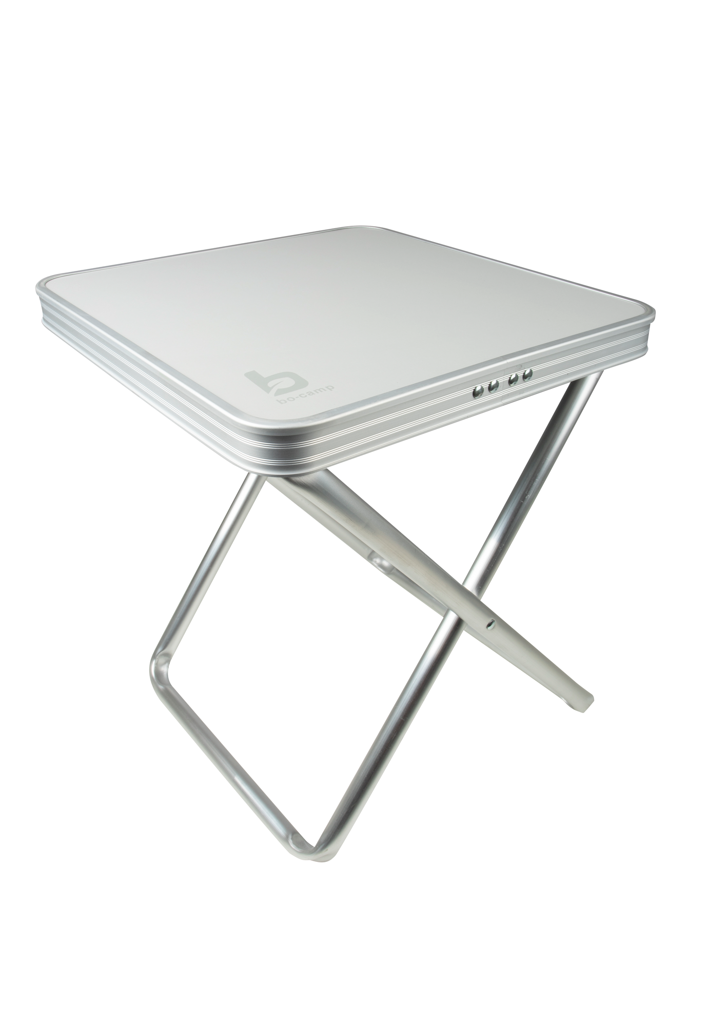 Hocker + Tablett - Grau - Grau