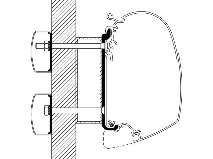 Thule Markisenadapter Eden Allegro Trigano >